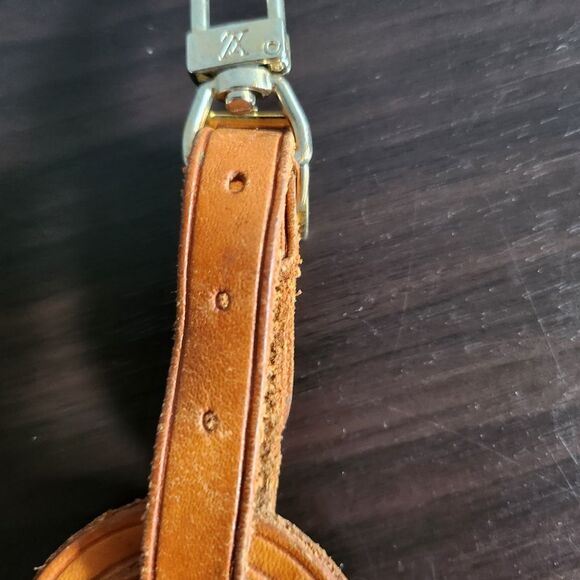 Louis Vuitton Brown Leather Travel Tag - Picture 4 of 6